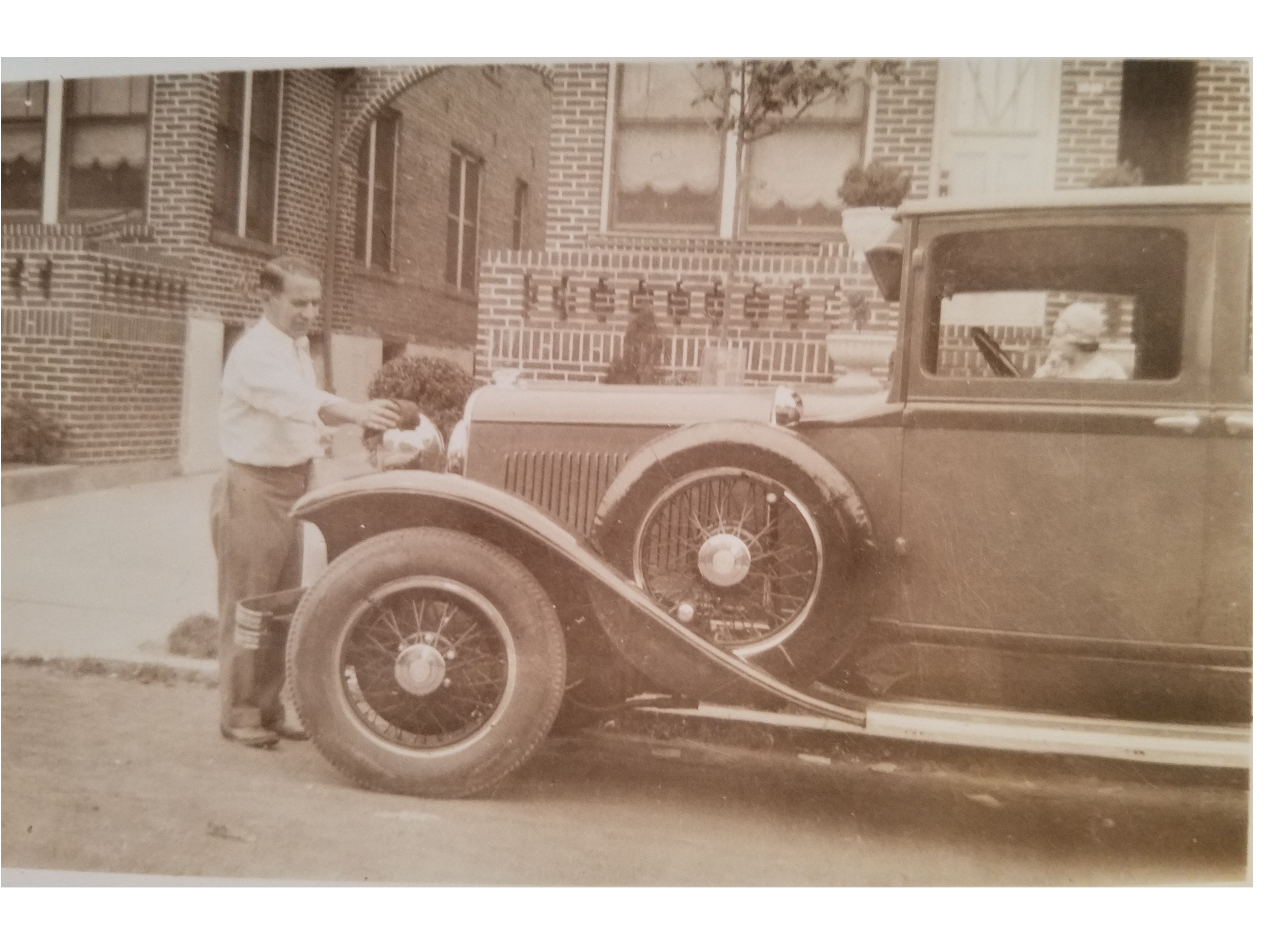 Annie, with partner Oscar Pearl in foreground